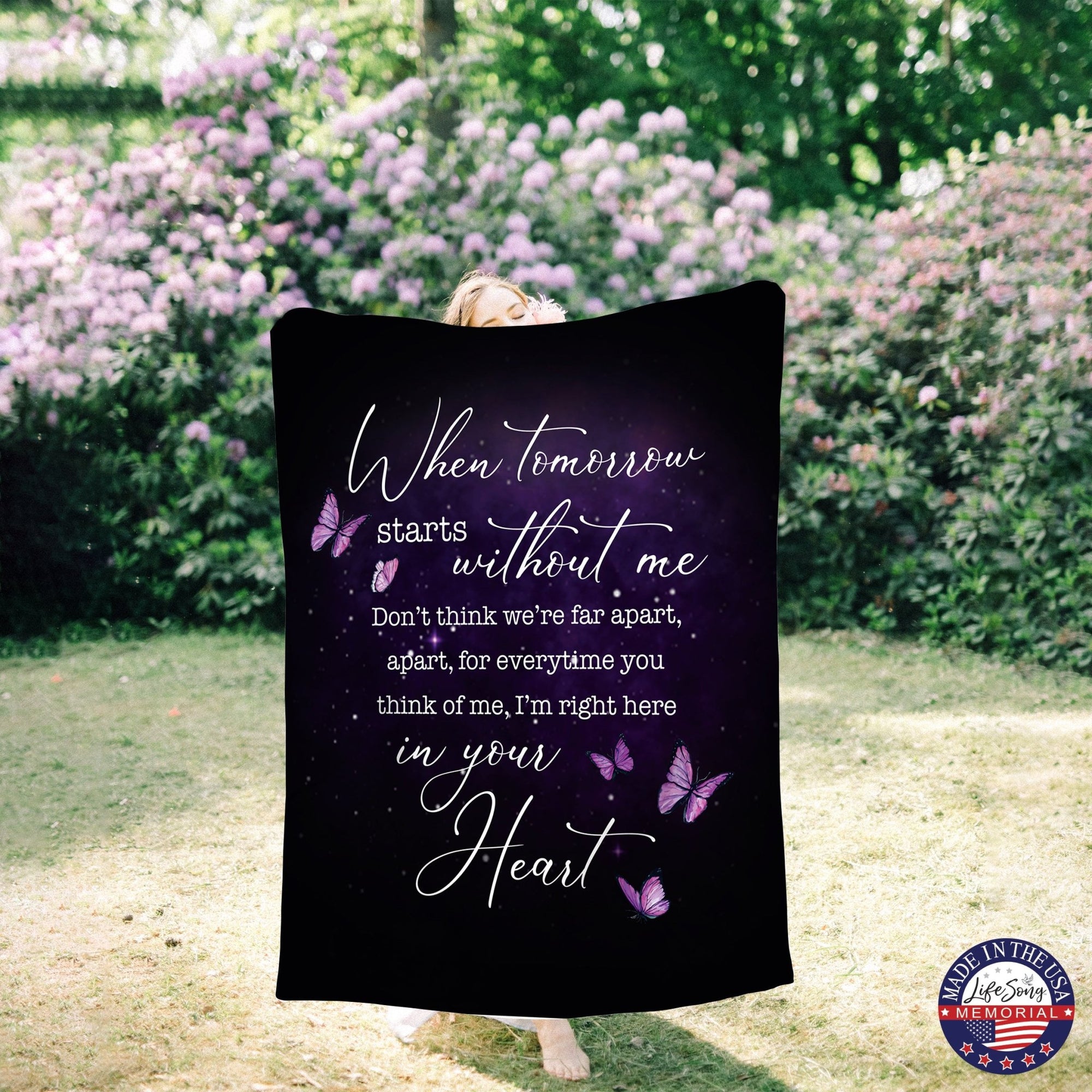 Memorial Soft Throw Blankets for Home Décor - LifeSong Milestones