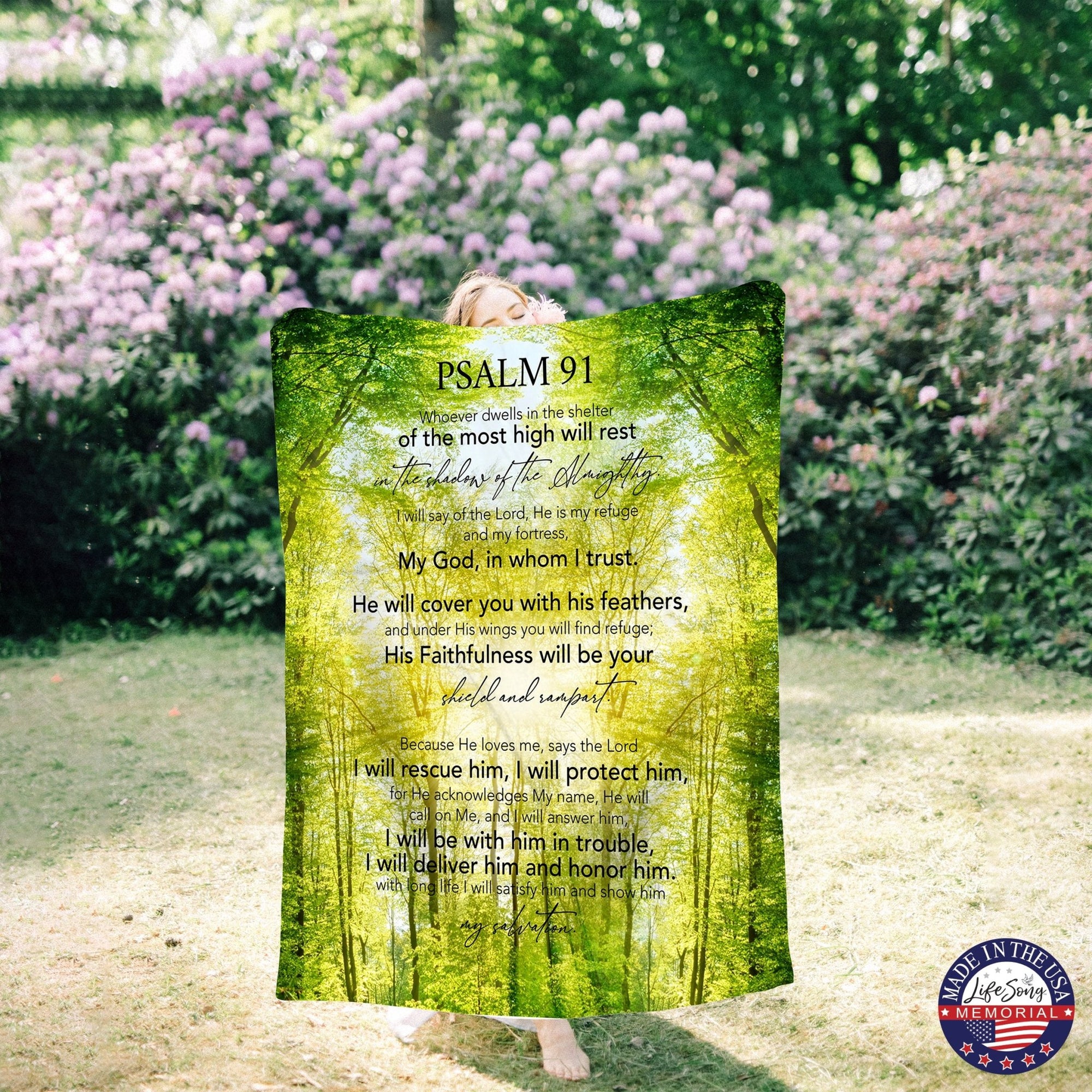 Memorial Soft Throw Blankets for Home Décor - LifeSong Milestones