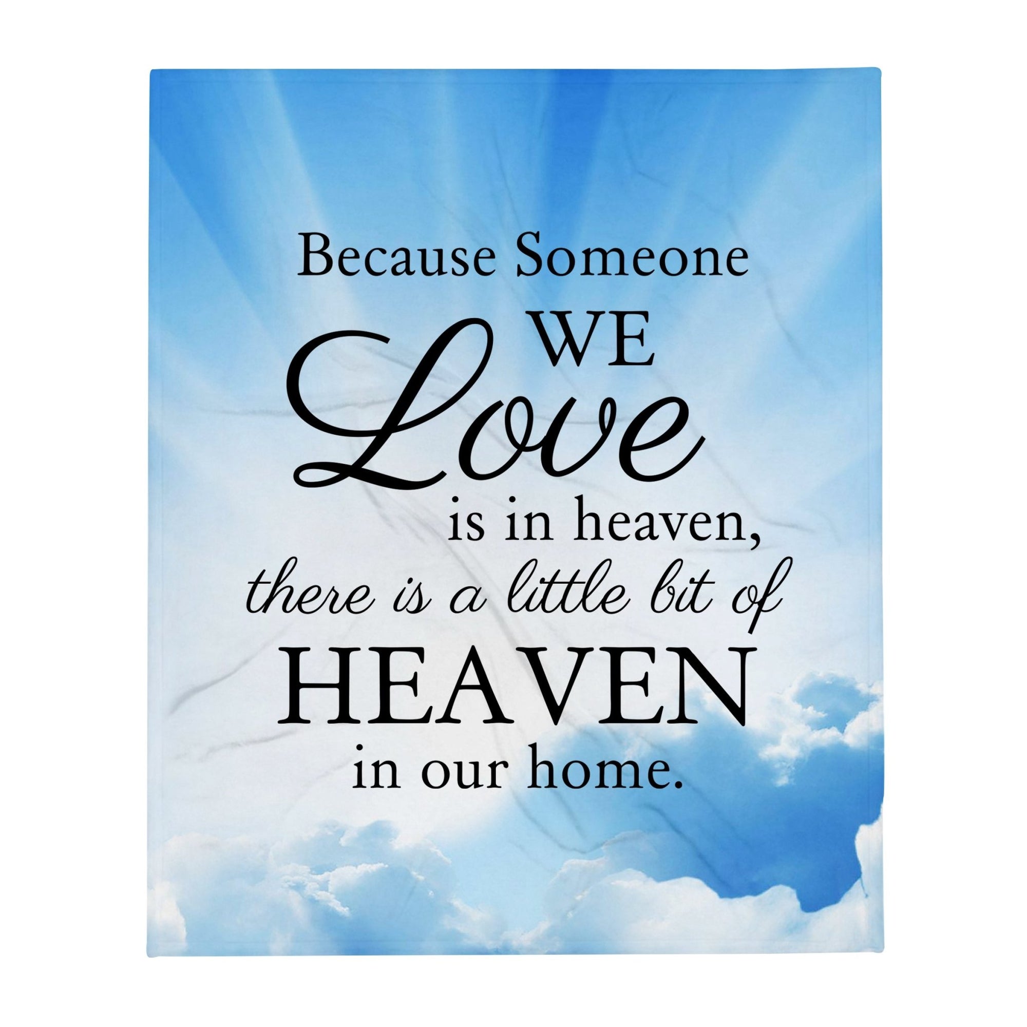 Memorial Soft Throw Blankets for Home Décor - LifeSong Milestones