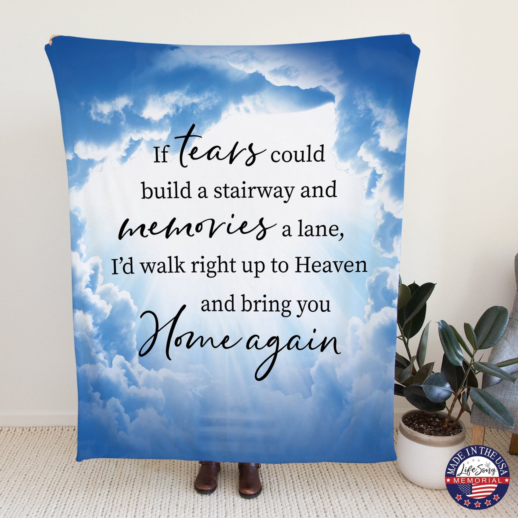 Memorial Soft Throw Blankets for Home Décor - LifeSong Milestones