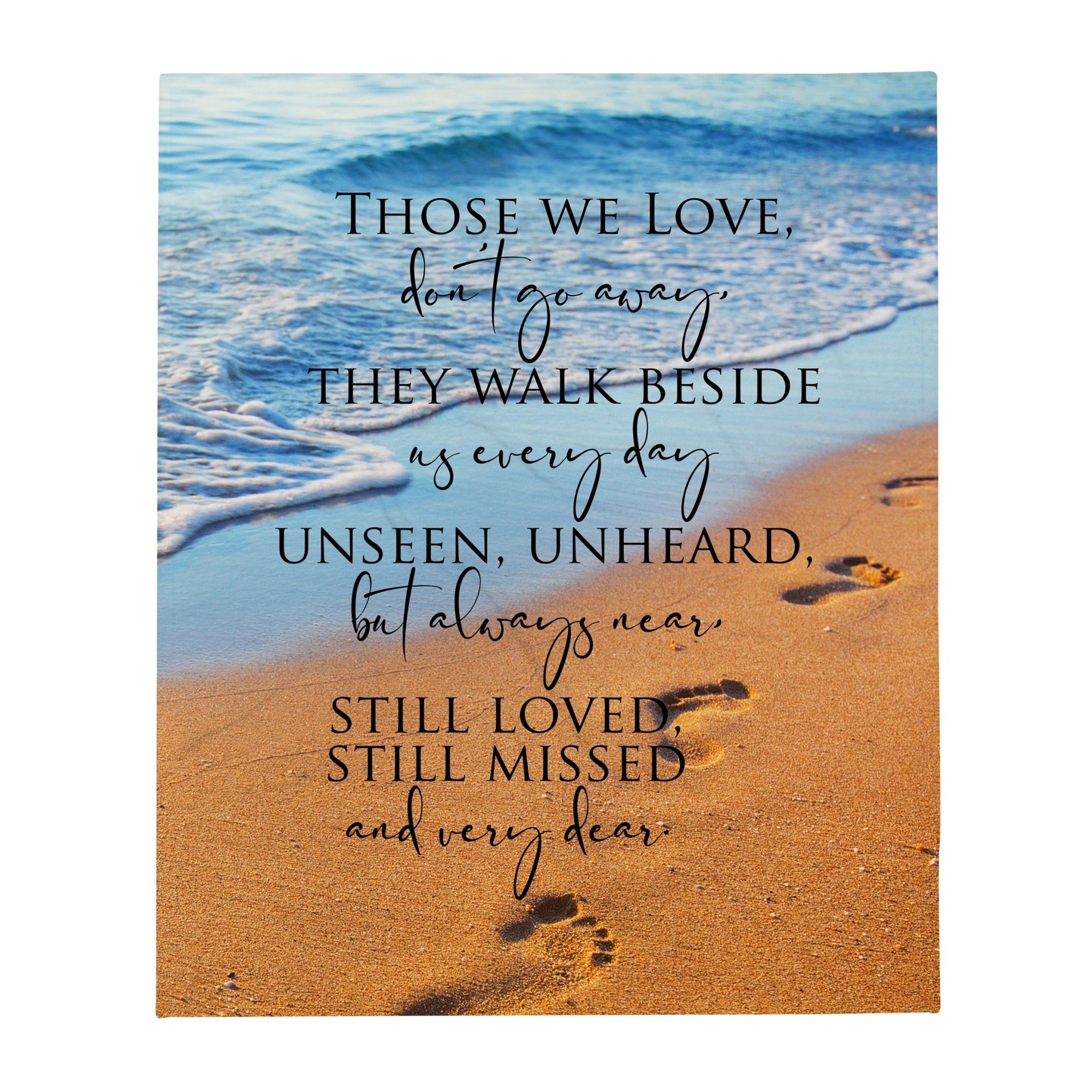 Memorial Soft Throw Blankets for Home Décor - LifeSong Milestones