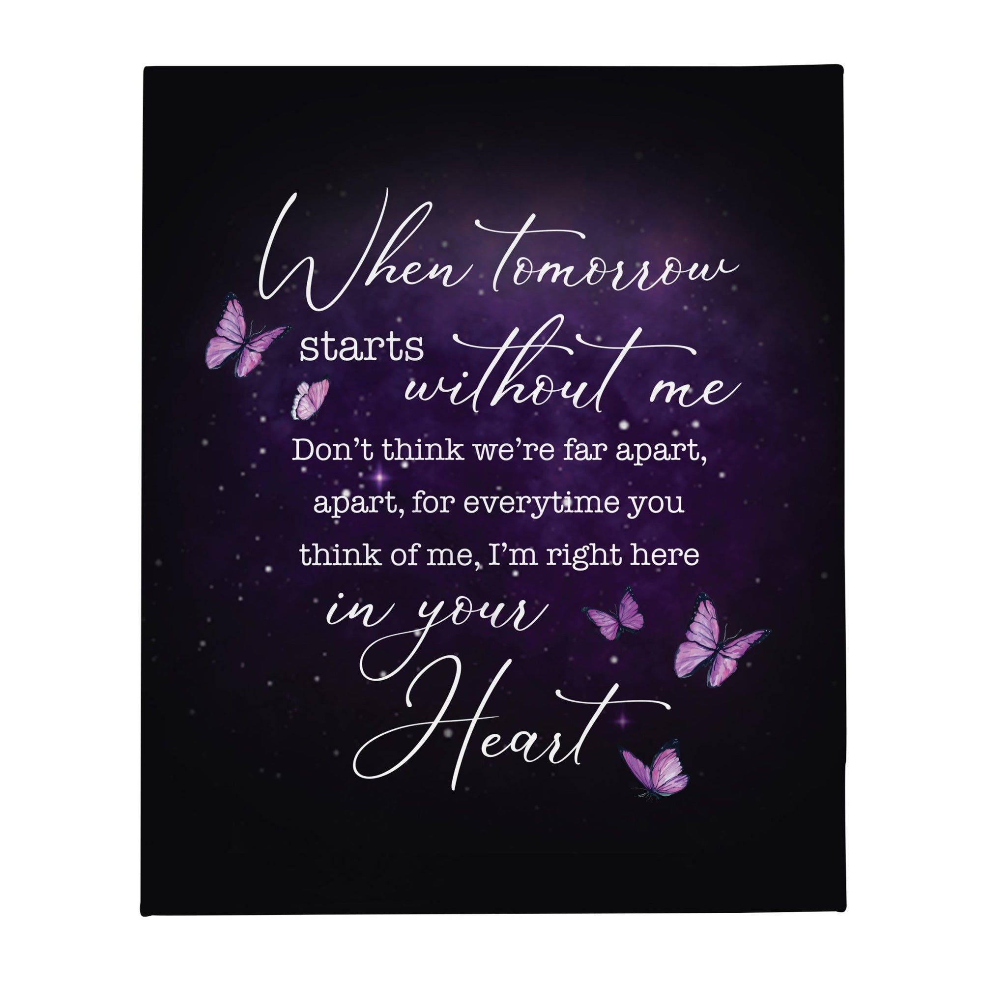 Memorial Soft Throw Blankets for Home Décor - LifeSong Milestones