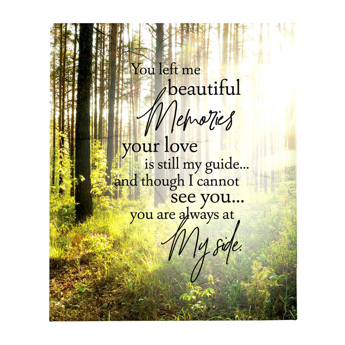 Memorial Soft Throw Blankets for Home Décor - LifeSong Milestones