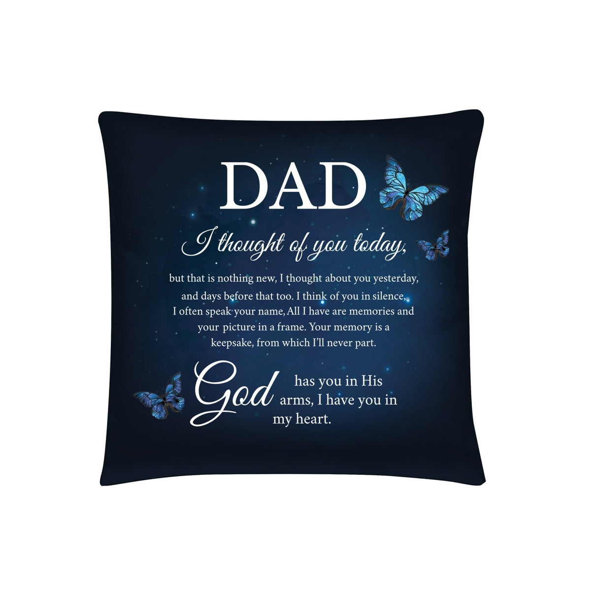 Memorial Sympathy Throw Pillow for Home Décor - LifeSong Milestones