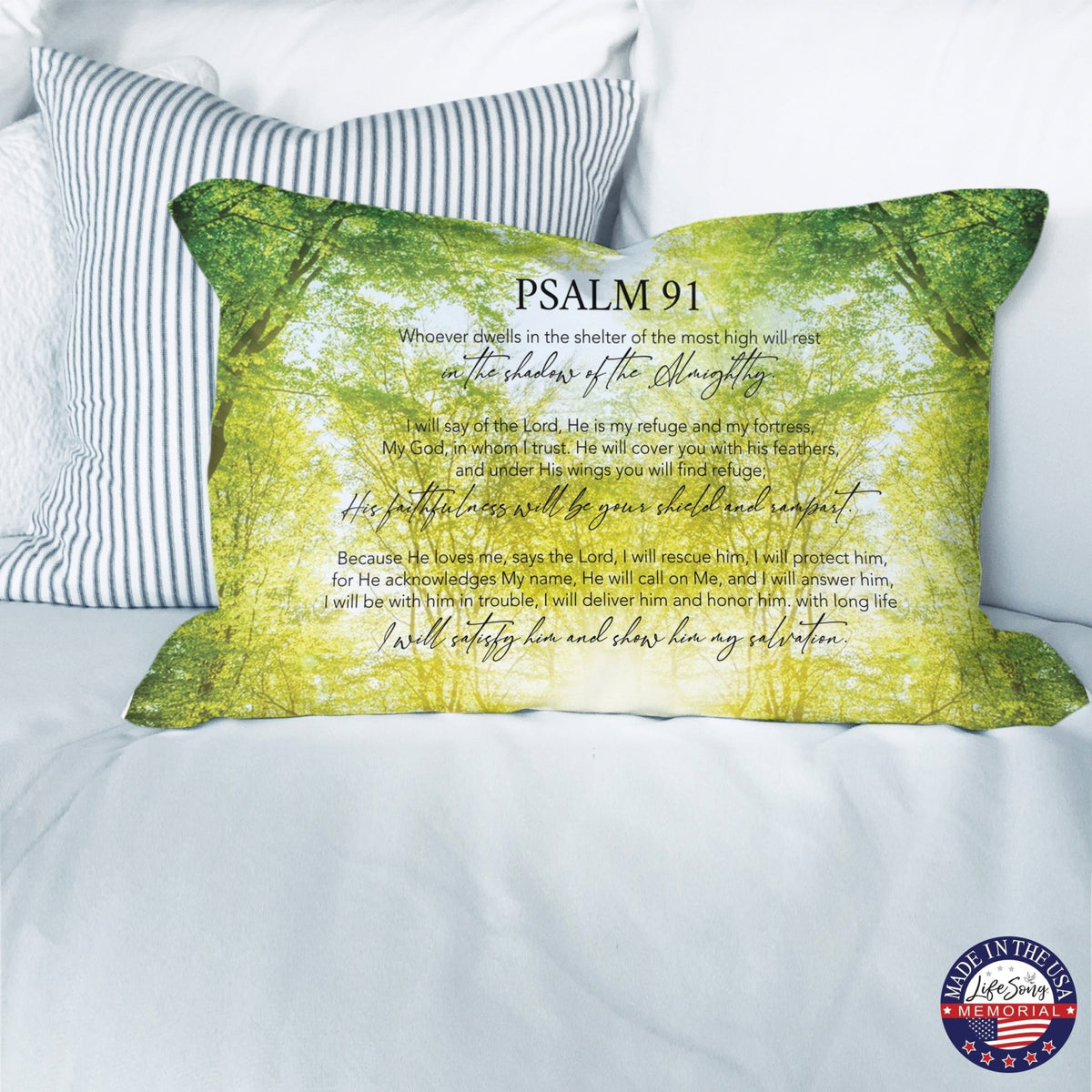 Memorial Sympathy Throw Pillow for Home Décor - LifeSong Milestones