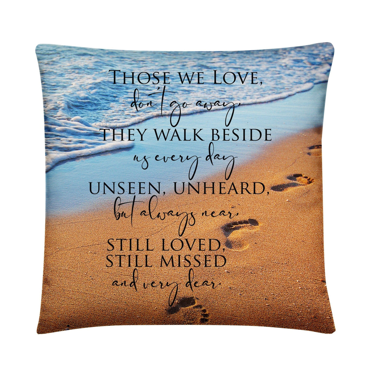 Memorial Sympathy Throw Pillow for Home Décor - LifeSong Milestones