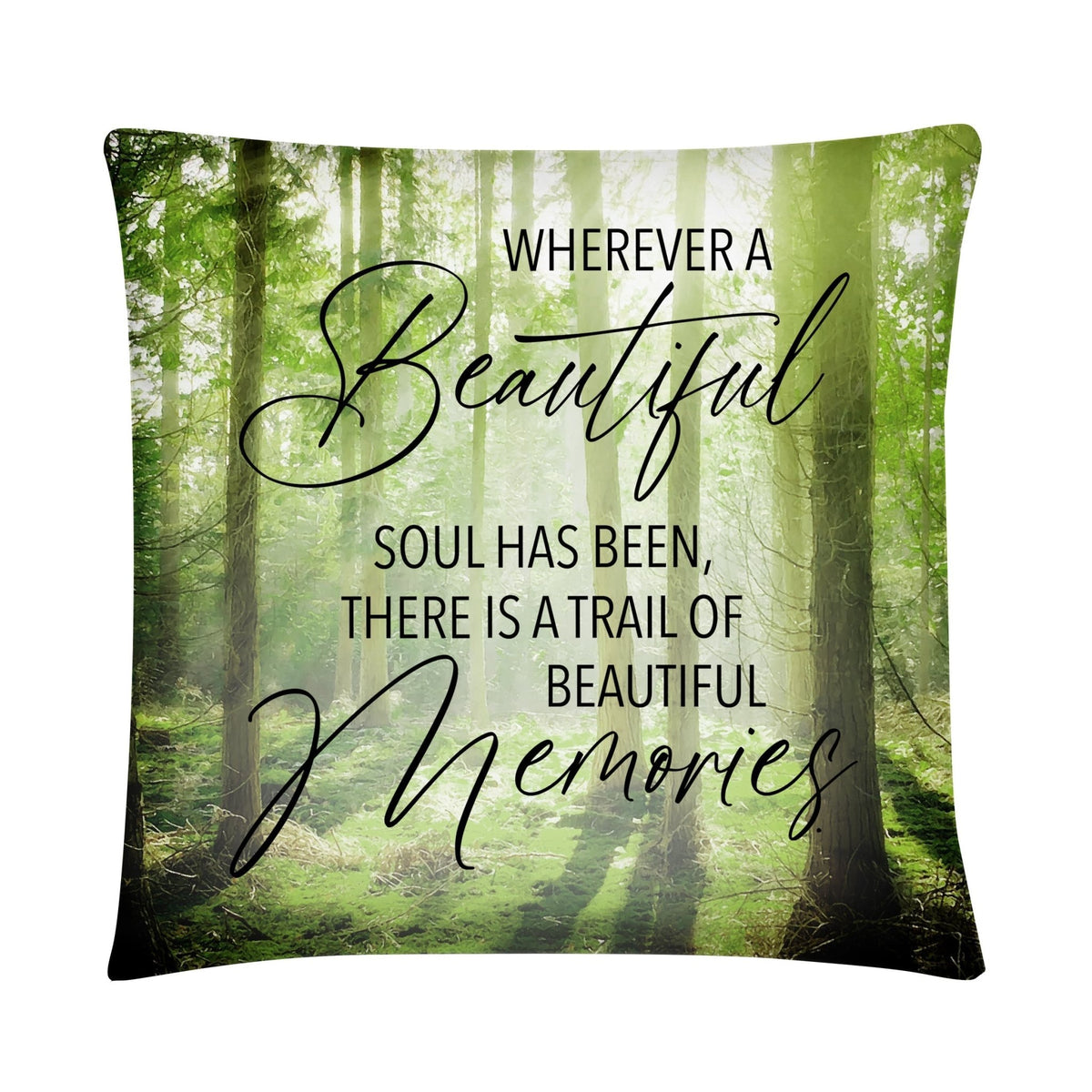 Memorial Sympathy Throw Pillow for Home Décor - LifeSong Milestones