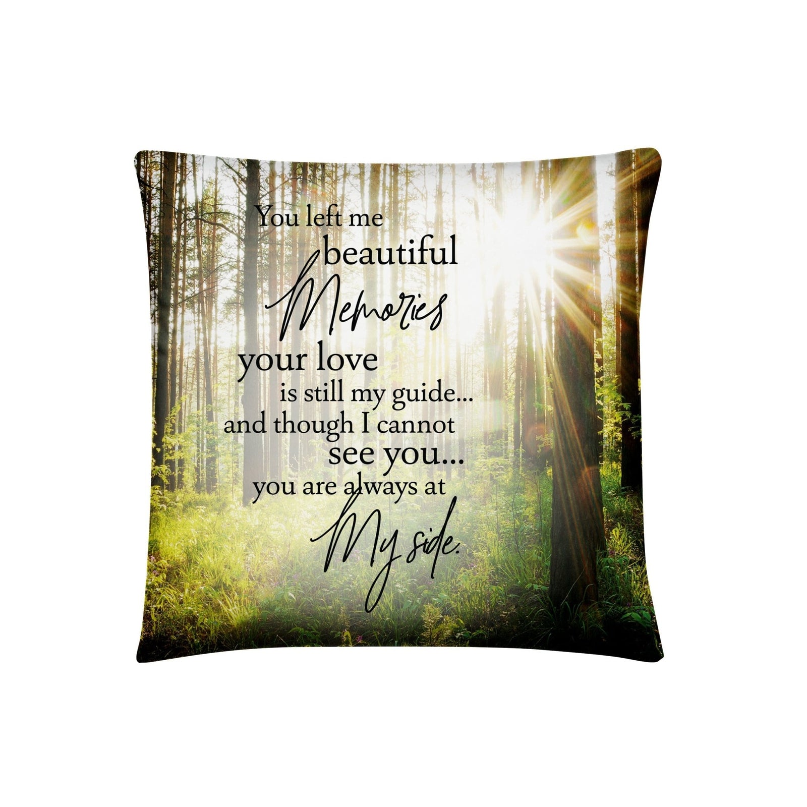 Memorial Sympathy Throw Pillow for Home Décor - LifeSong Milestones