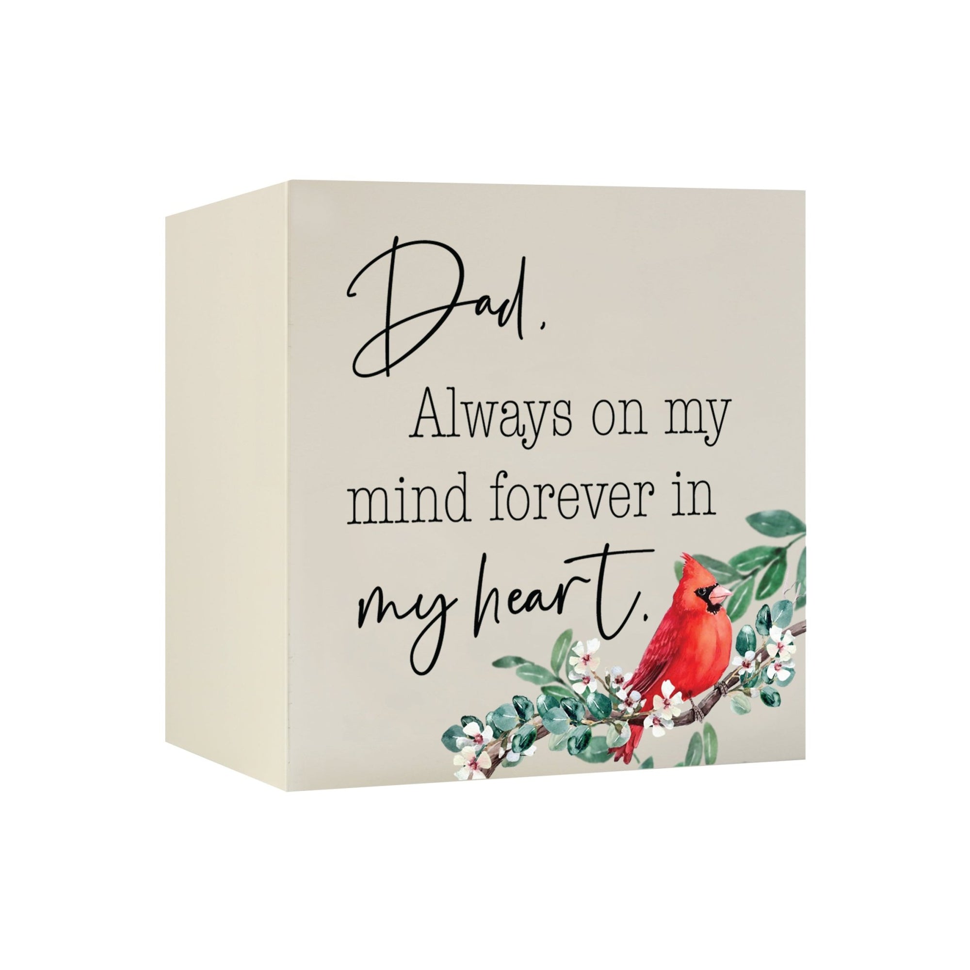 Lifesong Milestones Memorial Wooden Cremation Urn Box for Human Ashes - A beautiful and meaningful resting place- Dad Urn