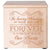 Memorial Wooden Cremation Urn Box of Human Ashes - In Loving Memory - LifeSong Milestones