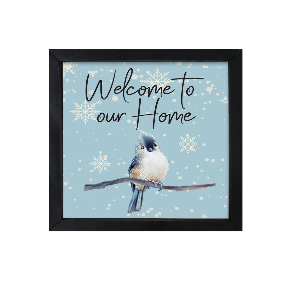 Merry Christmas Framed Shadow Box - Bird Welcome - LifeSong Milestones