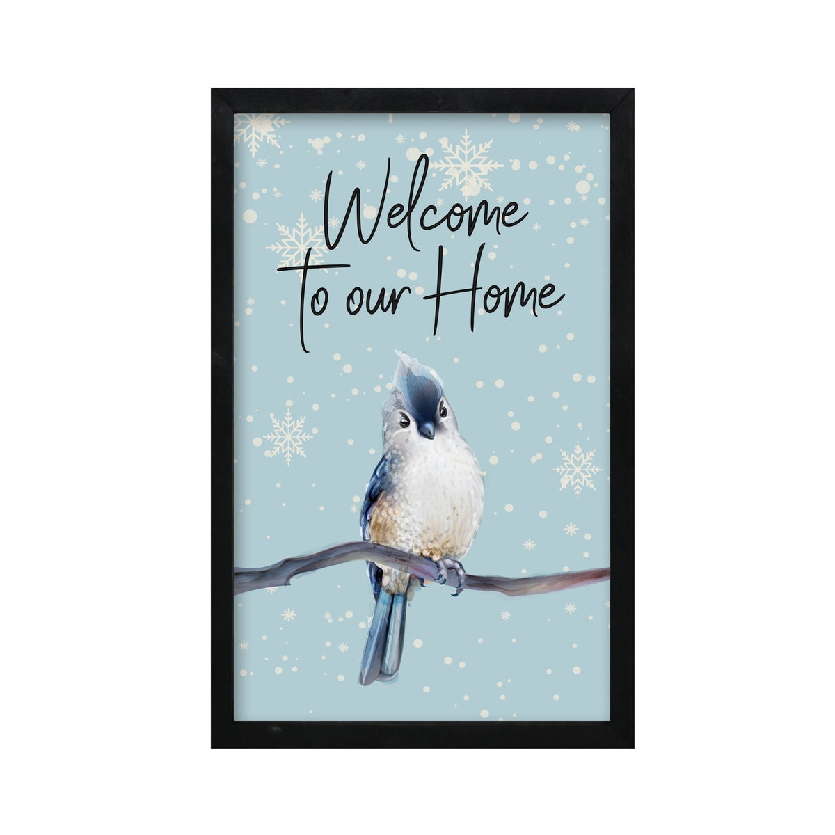 Merry Christmas Framed Shadow Box - Bird Welcome - LifeSong Milestones