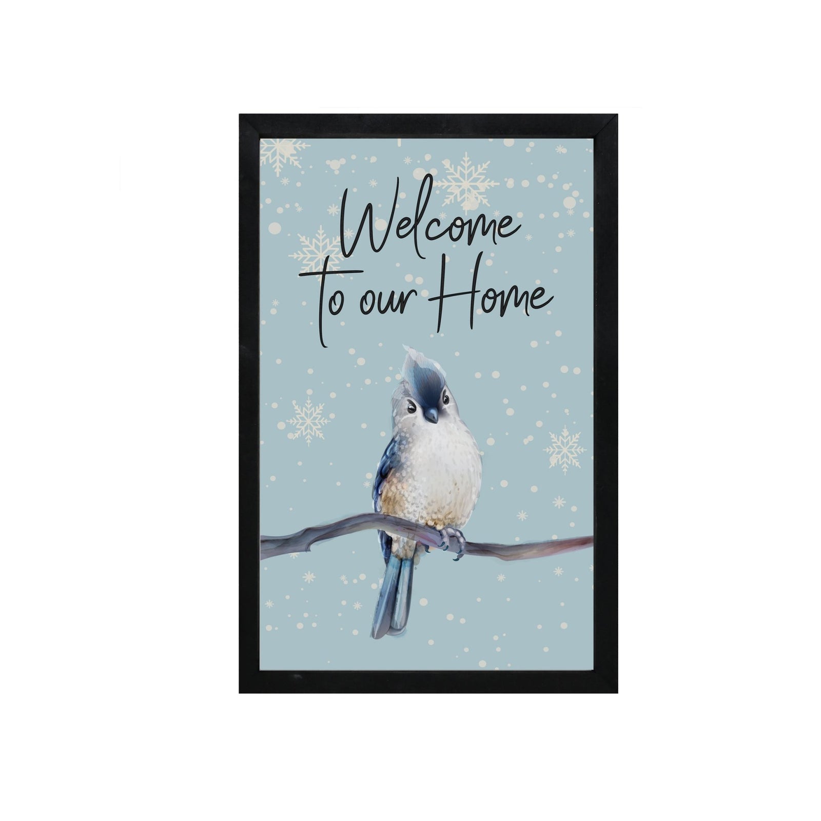 Merry Christmas Framed Shadow Box - Bird Welcome - LifeSong Milestones