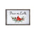 Merry Christmas Framed Shadow Box - Cardinal Peace On Earth - LifeSong Milestones