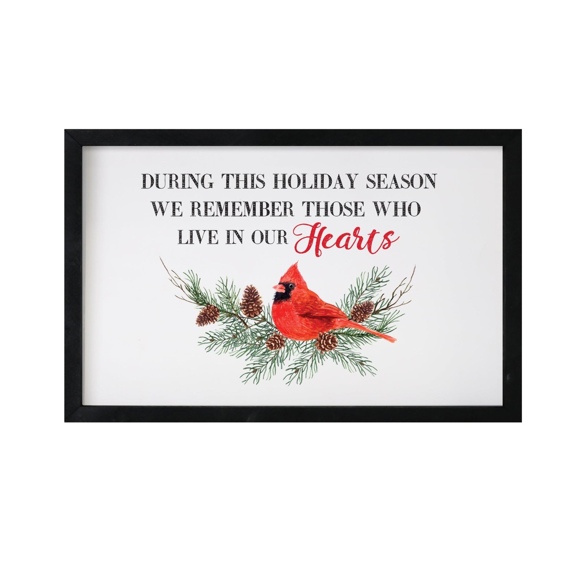 Merry Christmas Framed Shadow Box - During This Holiday - LifeSong Milestones