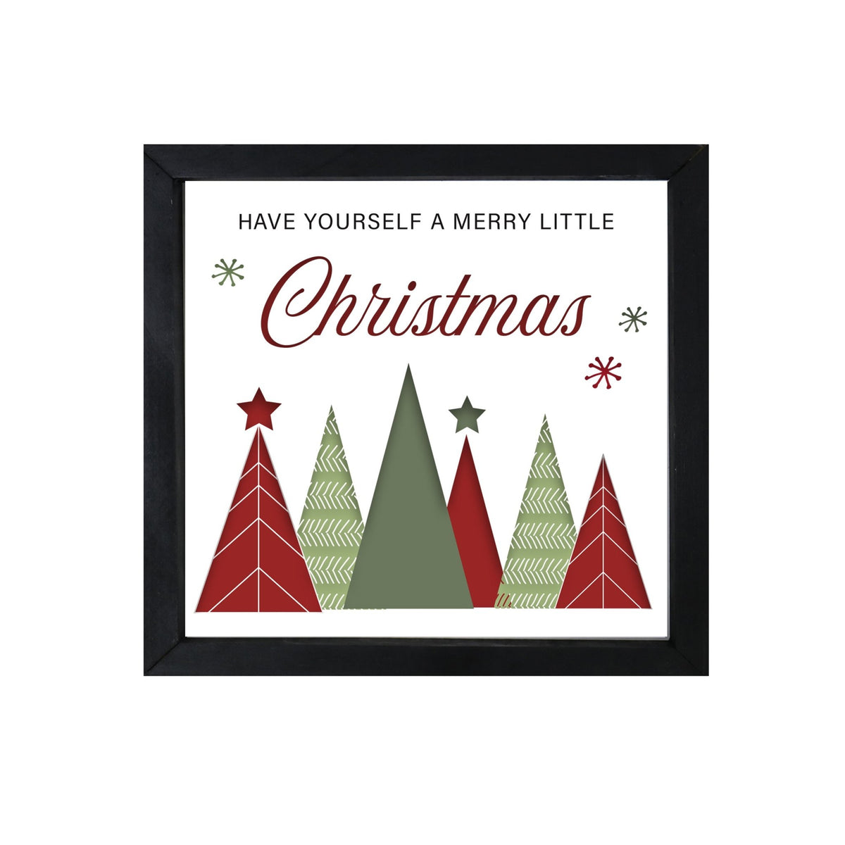 Merry Christmas Framed Shadow Box - Have Yourself A Merry - LifeSong Milestones