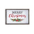 Merry Christmas Framed Shadow Box - Holly Merry Christmas - LifeSong Milestones