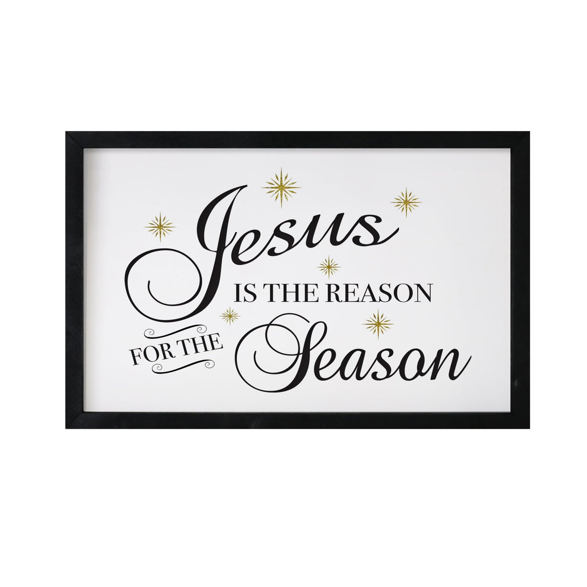 Merry Christmas Framed Shadow Box - Jesus Is The Reason - LifeSong Milestones