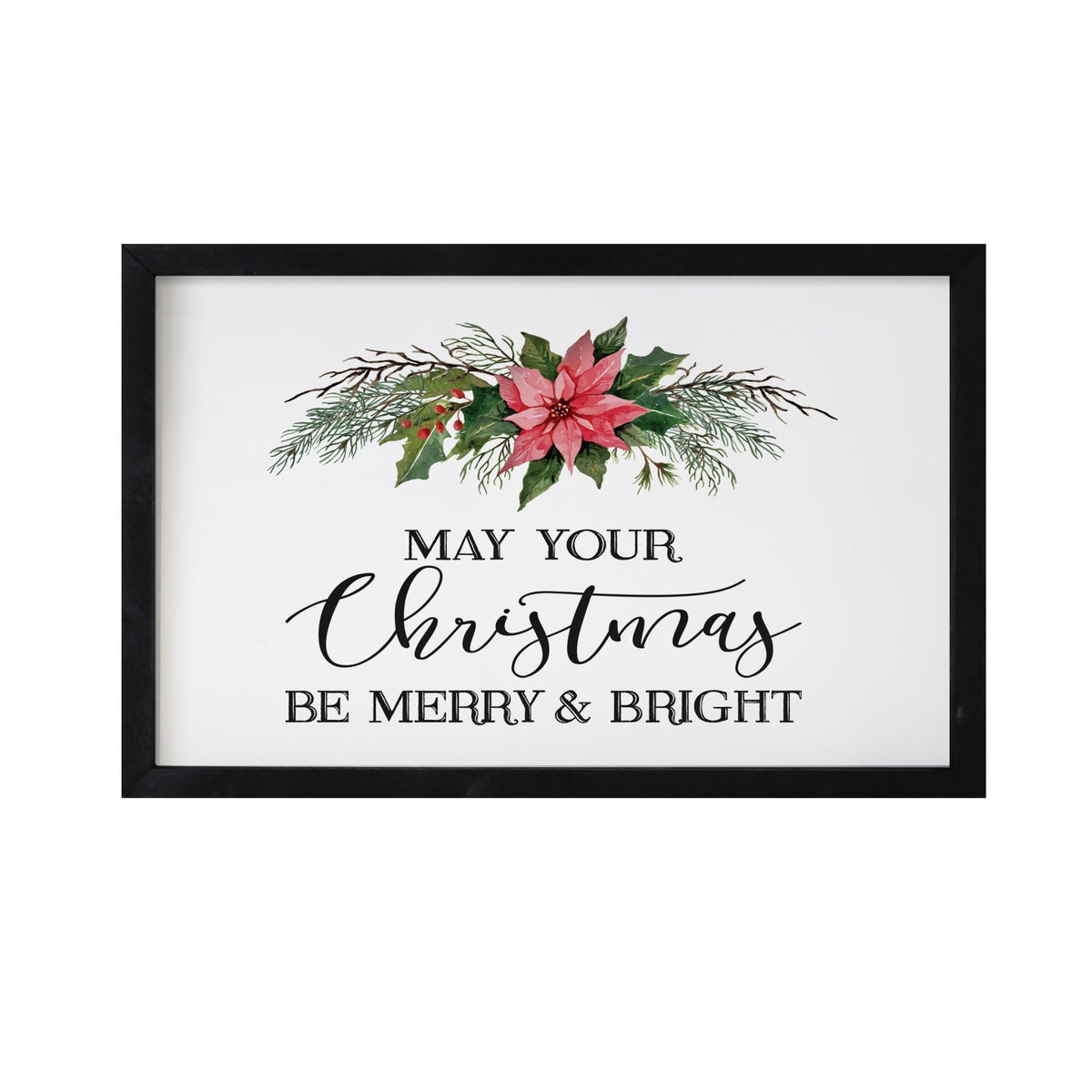 Merry Christmas Framed Shadow Box - May Your Christmas - LifeSong Milestones
