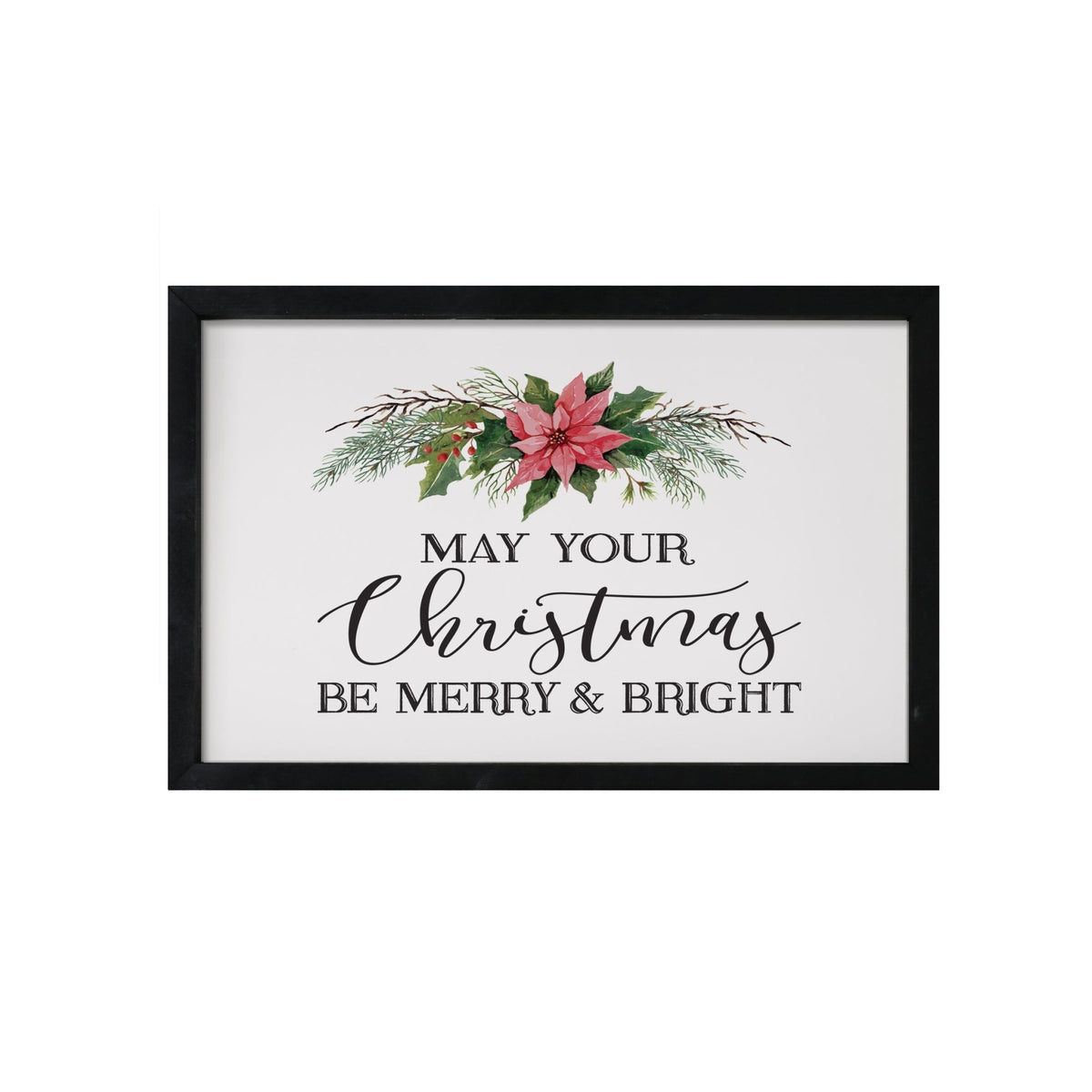 Merry Christmas Framed Shadow Box - May Your Christmas - LifeSong Milestones