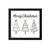 Merry Christmas Framed Shadow Box - Merry Christmas Trees - LifeSong Milestones