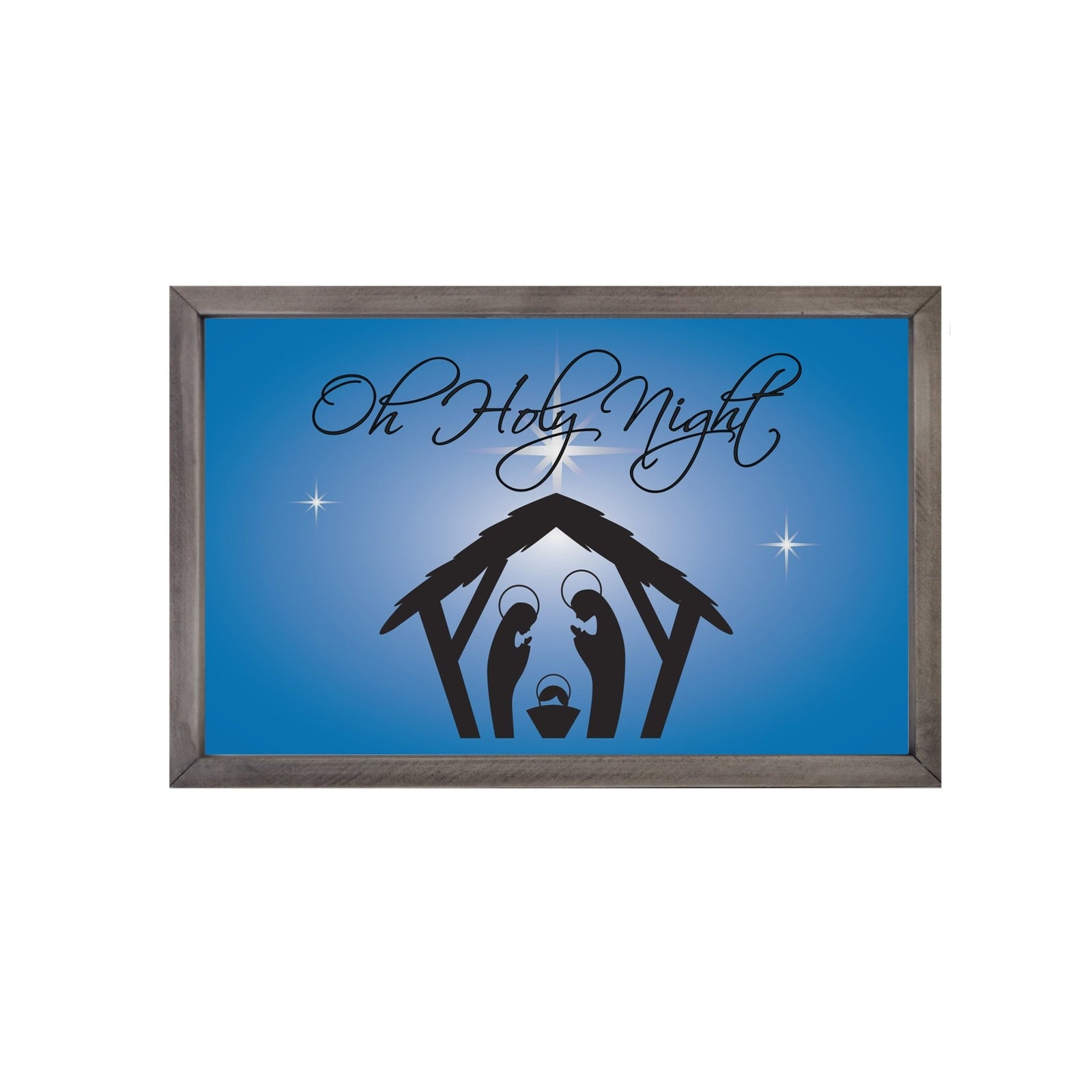 Merry Christmas Framed Shadow Box - Oh Holy Night - LifeSong Milestones
