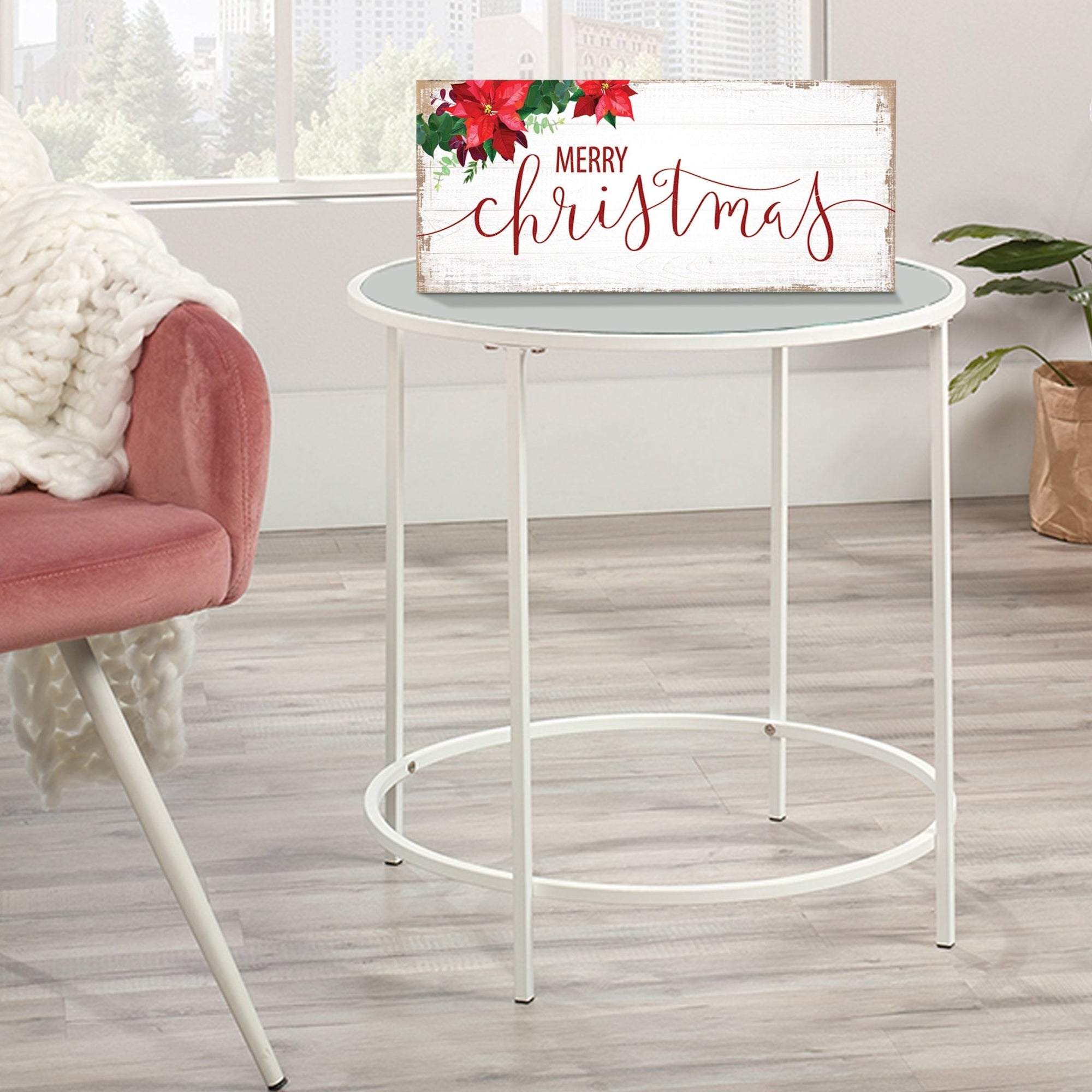 Merry Christmas | Wooden Tabletop Decoration 10x4 - LifeSong Milestones