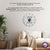 Minimalist Roman Numeral Wooden Clock For Walls Or Countertop Display For Pet Owners - I Work Hard - LifeSong Milestones