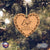 Modern 3.75in Christmas Wooden Heart Ornament for Grandparents - Only the Best Parents - LifeSong Milestones