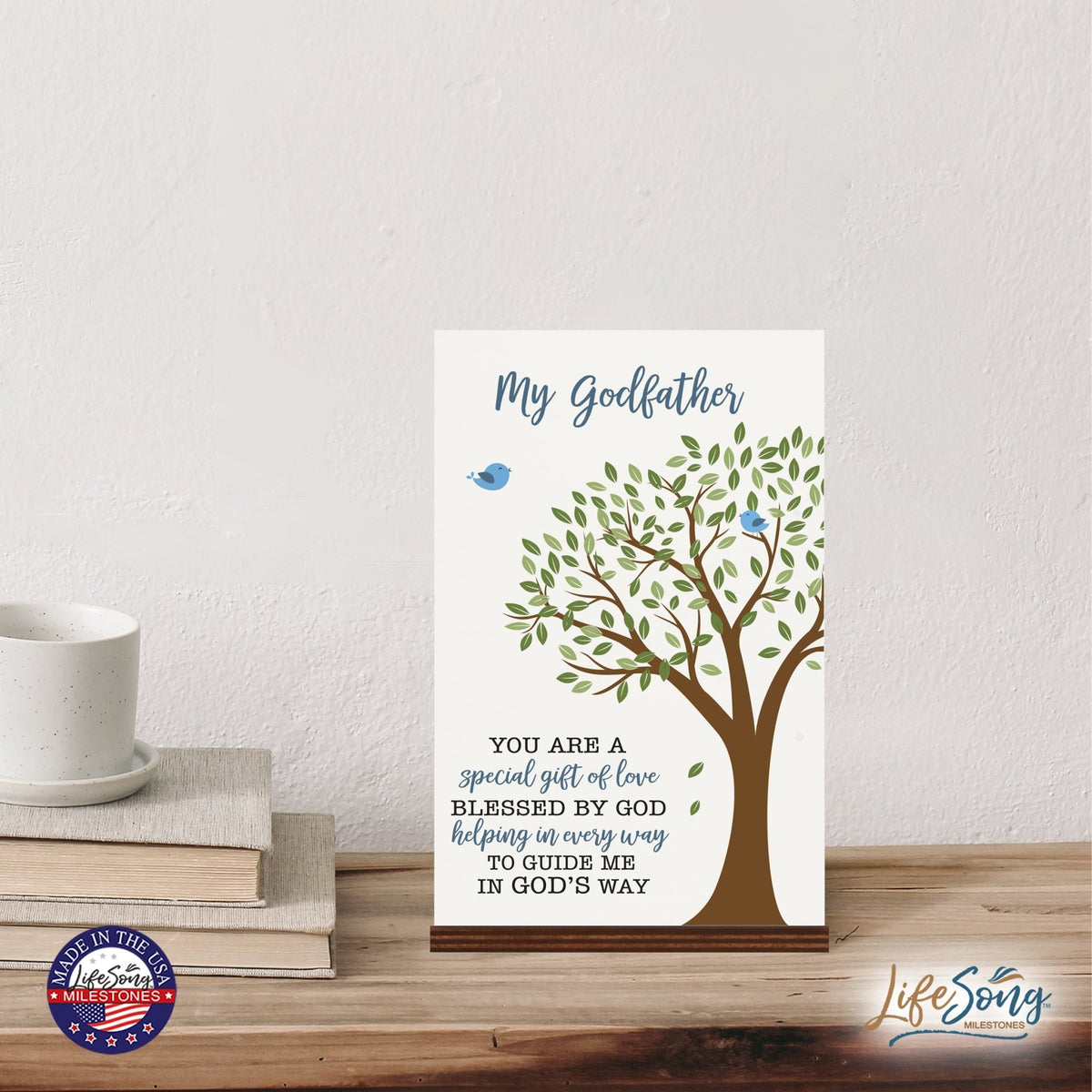 Modern 8x12in Decorative White Acrylic Signs With Wooden Base – You are Special - LifeSong Milestones