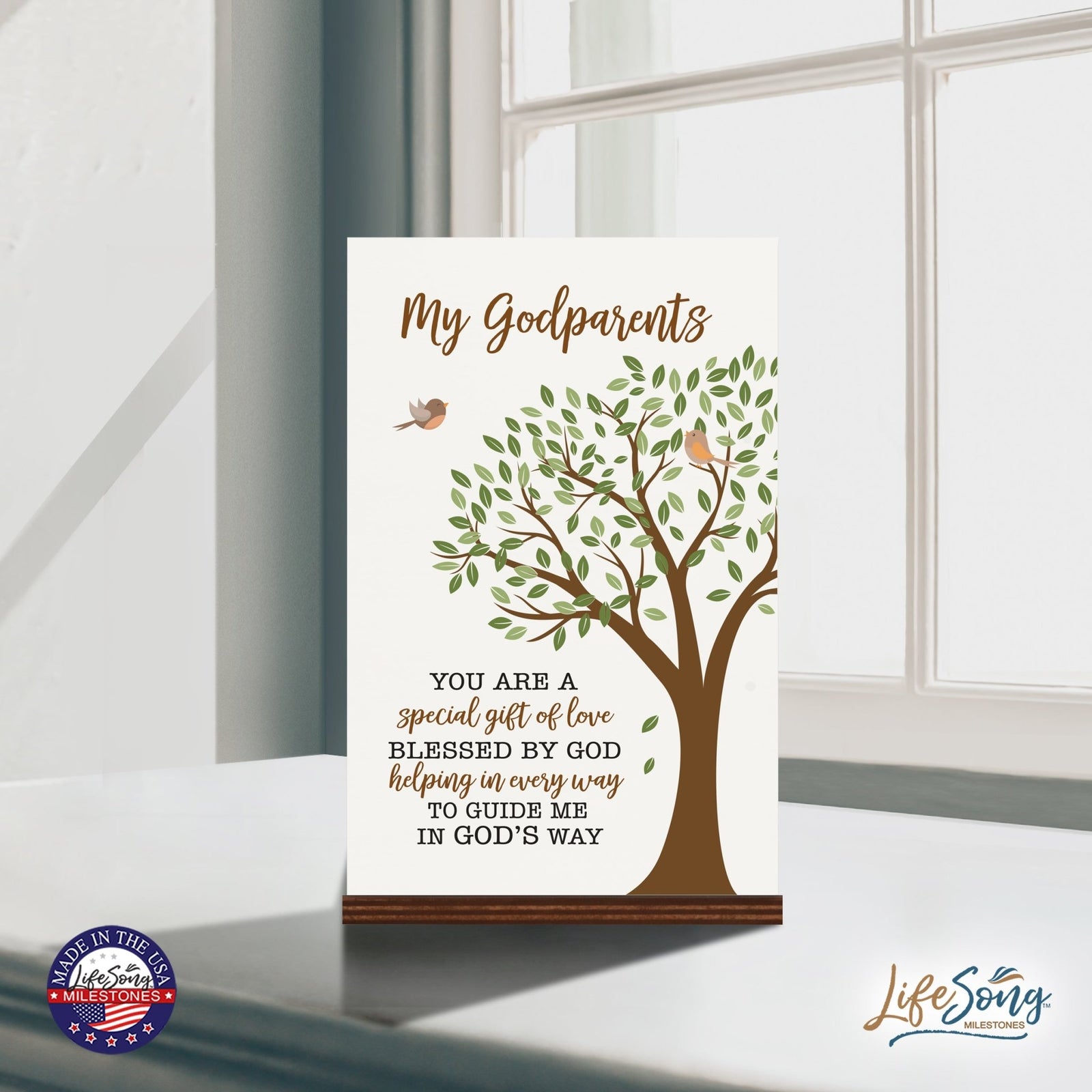 Modern 8x12in Decorative White Acrylic Signs With Wooden Base – You are Special - LifeSong Milestones