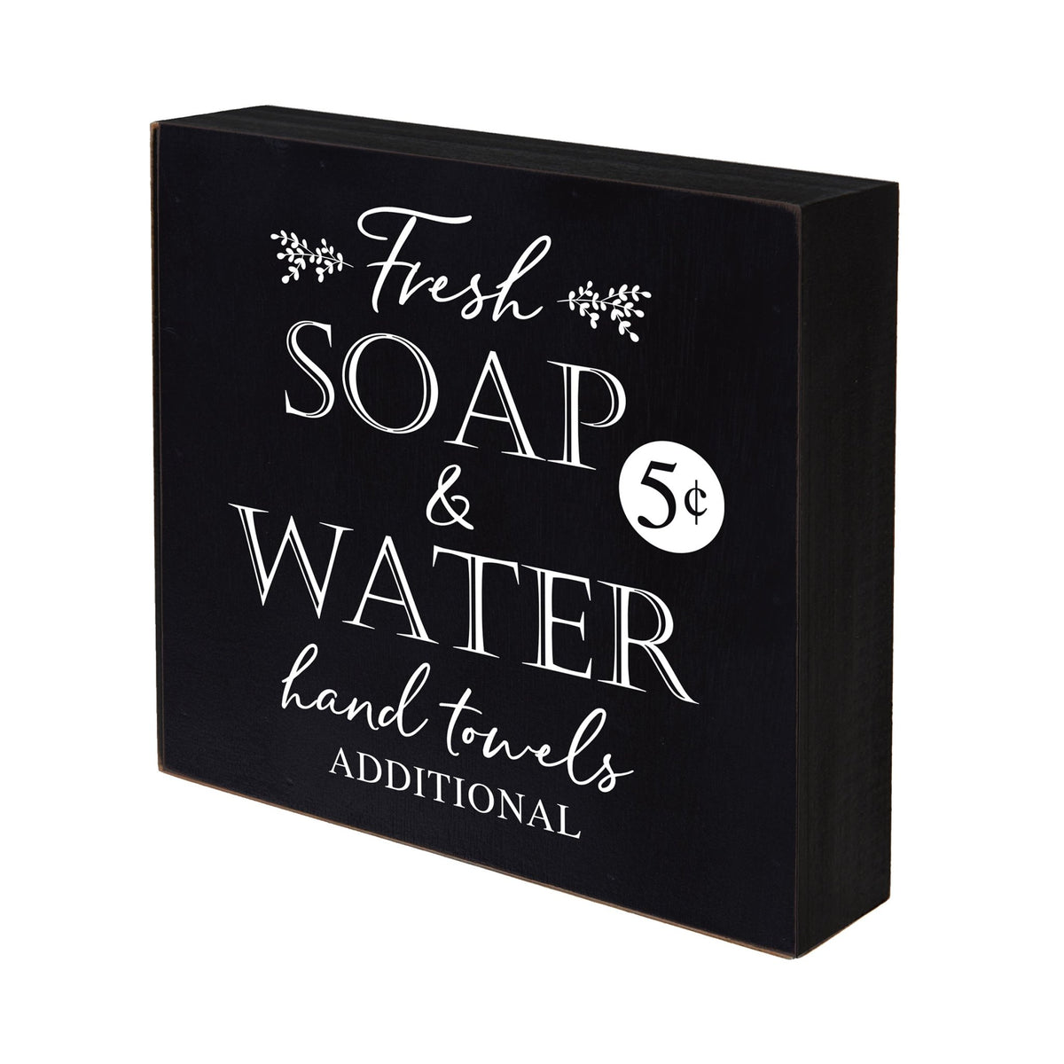 Modern Bathroom Decor 10x10 Shadow Box Fresh Soap &amp; Water Additional - LifeSong Milestones