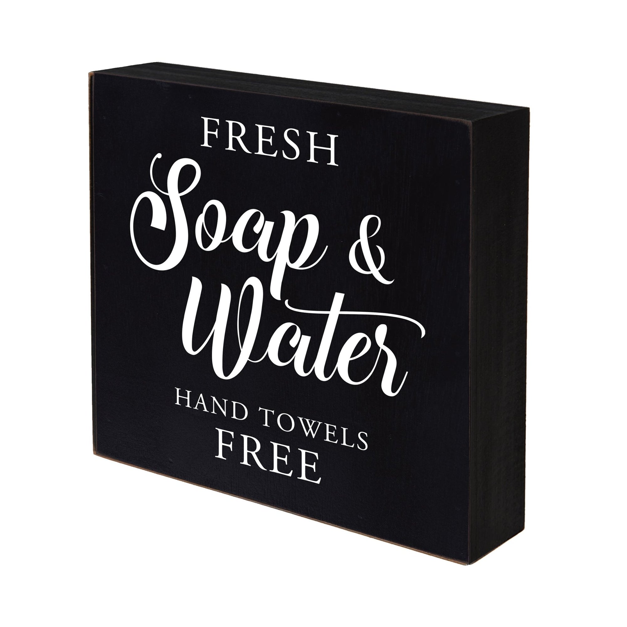 Modern Bathroom Decor 10x10 Shadow Box Fresh soap & Water Free 2 - LifeSong Milestones