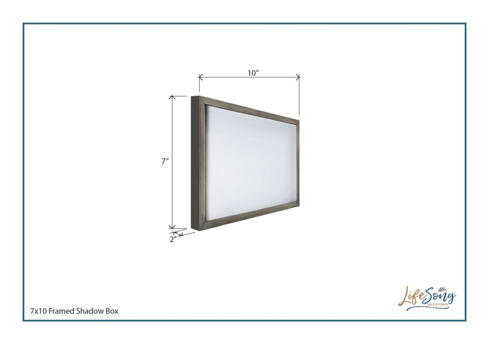 Modern Bathroom Decor Framed Shadow Box 7x10in (Bathroom Rules) - LifeSong Milestones