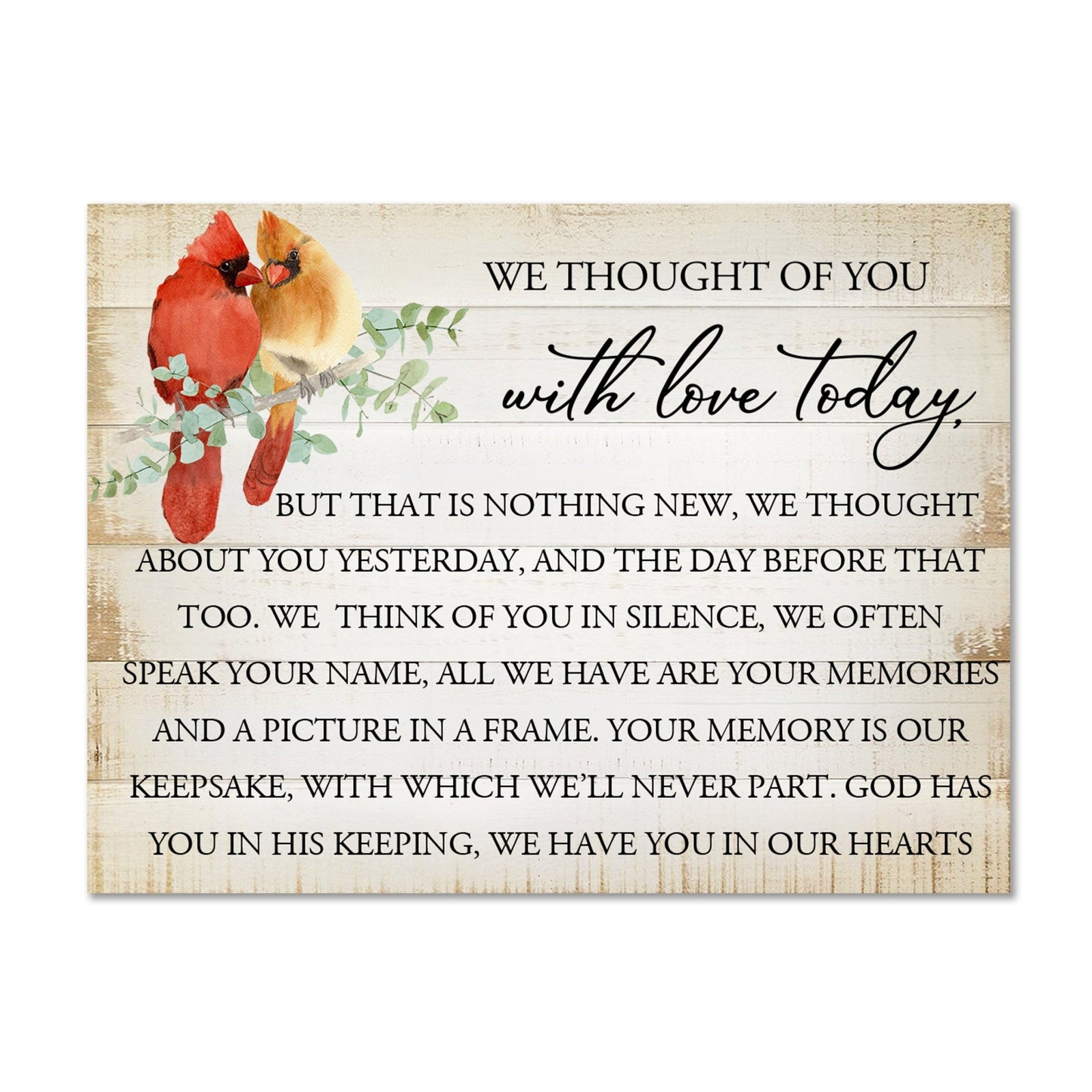Lifesong Milestones Modern Cardinal Memorial Magnet: A thoughtful and elegant cardinal gift for your loved one's memory.
