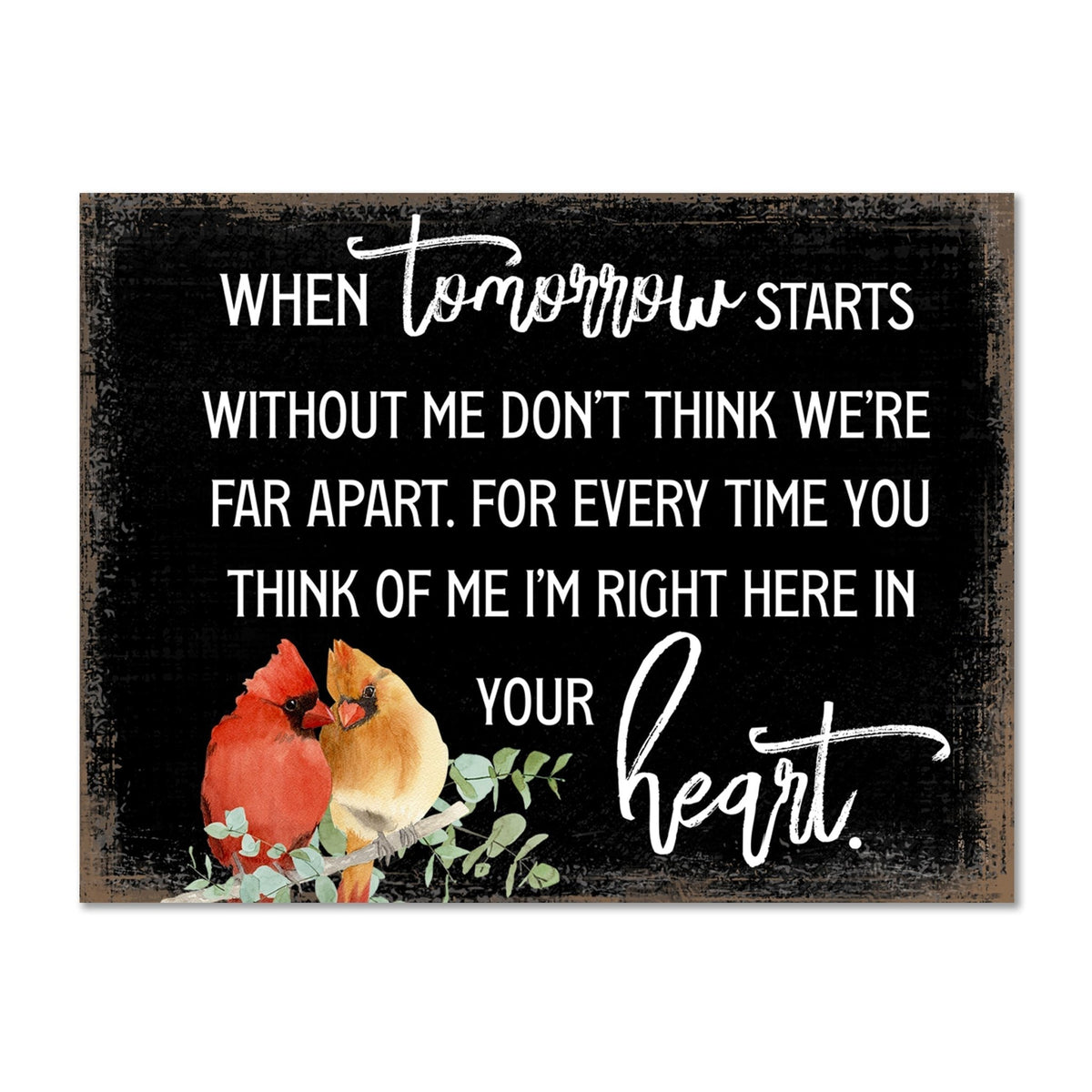 A modern cardinal magnet gracing a refrigerator - a heartfelt home decoration.