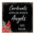 Modern CHRISTMAS 6x6 Wooden Sign (Cardinals Appear When) Inspirational Plaque and Tabletop Family Home Decoration - LifeSong Milestones