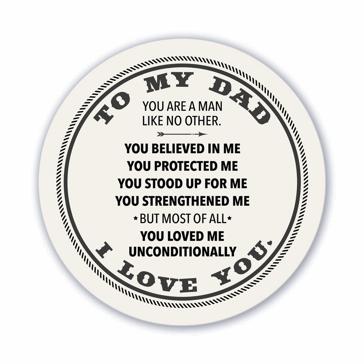 Modern Dad Refrigerator Magnet Gift - Dad Is My Hero - LifeSong Milestones