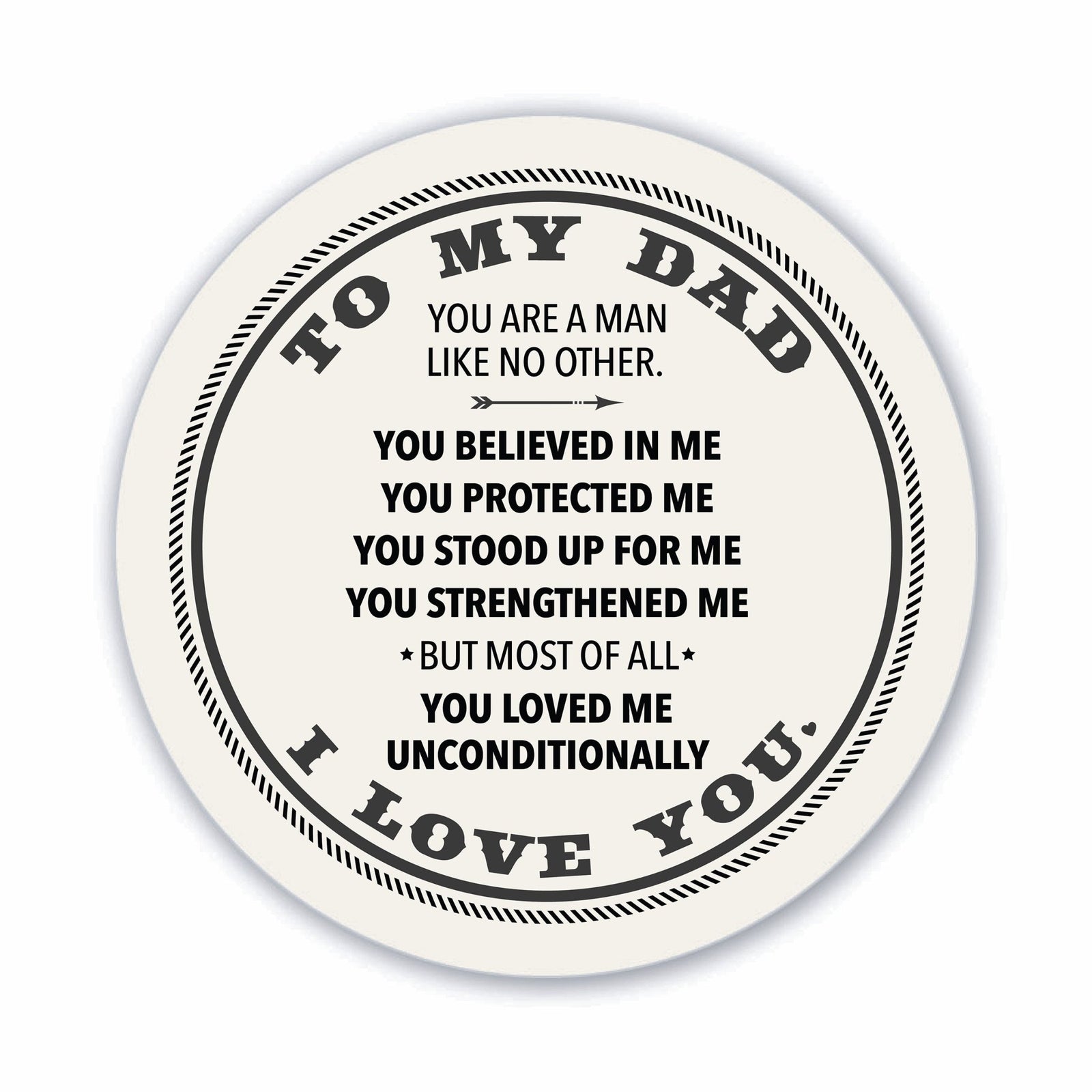 Modern Dad Refrigerator Magnet Gift - Dad Is My Hero - LifeSong Milestones