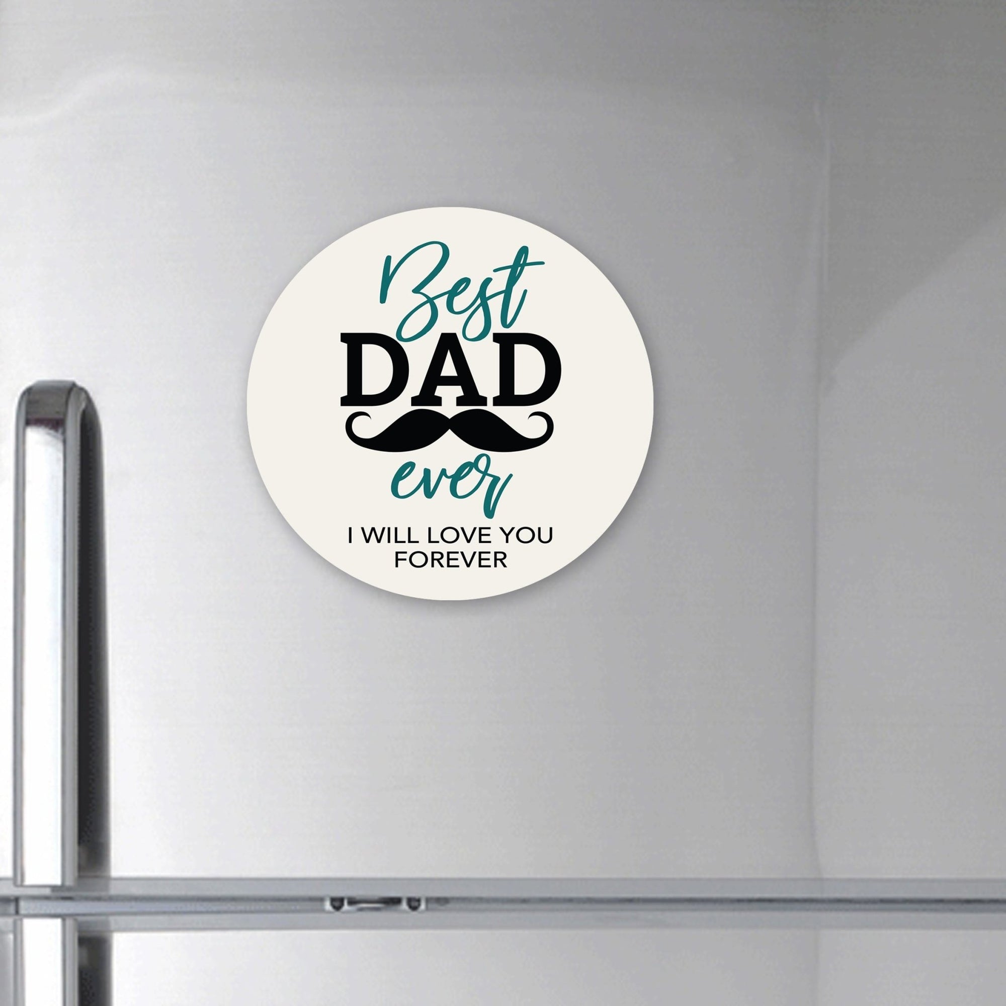 Modern Dad Refrigerator Magnet Gift - Dad Is My Hero - LifeSong Milestones