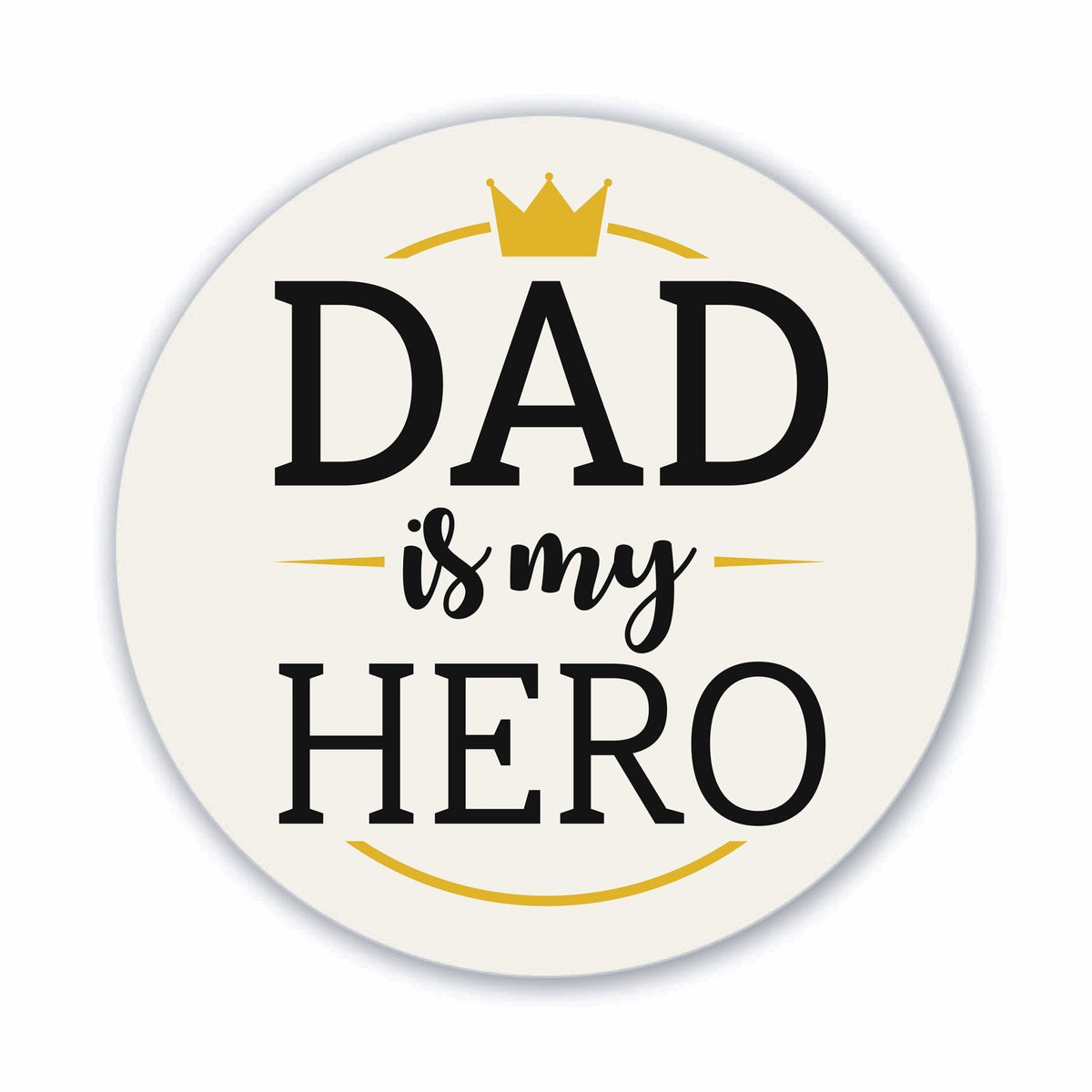 Modern Dad Refrigerator Magnet Gift - Dad Is My Hero - LifeSong Milestones