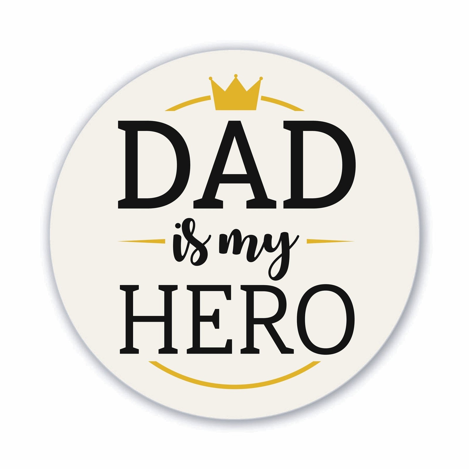 Modern Dad Refrigerator Magnet Gift - Dad Is My Hero - LifeSong Milestones