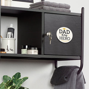 Modern Dad Refrigerator Magnet Gift - Dad Is My Hero - LifeSong Milestones