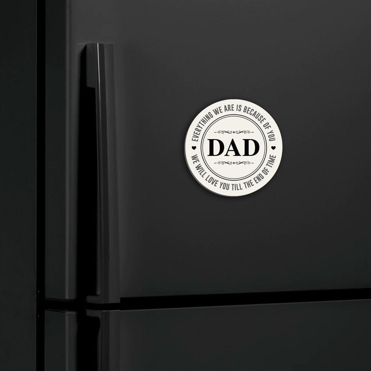 Modern Dad Refrigerator Magnet Gift - Dad Is My Hero - LifeSong Milestones
