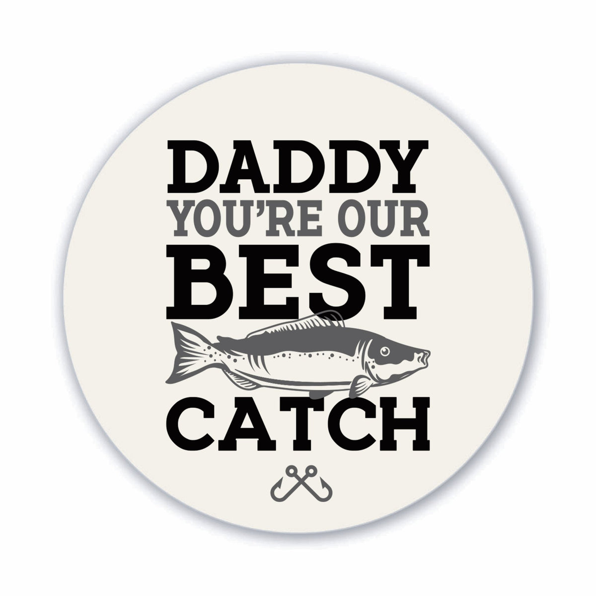 Modern Dad Refrigerator Magnet Gift - Your Best Catch - LifeSong Milestones
