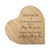 Modern Daughter’s Love Solid Wood Heart Decoration With Inspirational Verse Keepsake Gift 5x5.25 - Daughter, You Are Braver = Than You Think - LifeSong Milestones