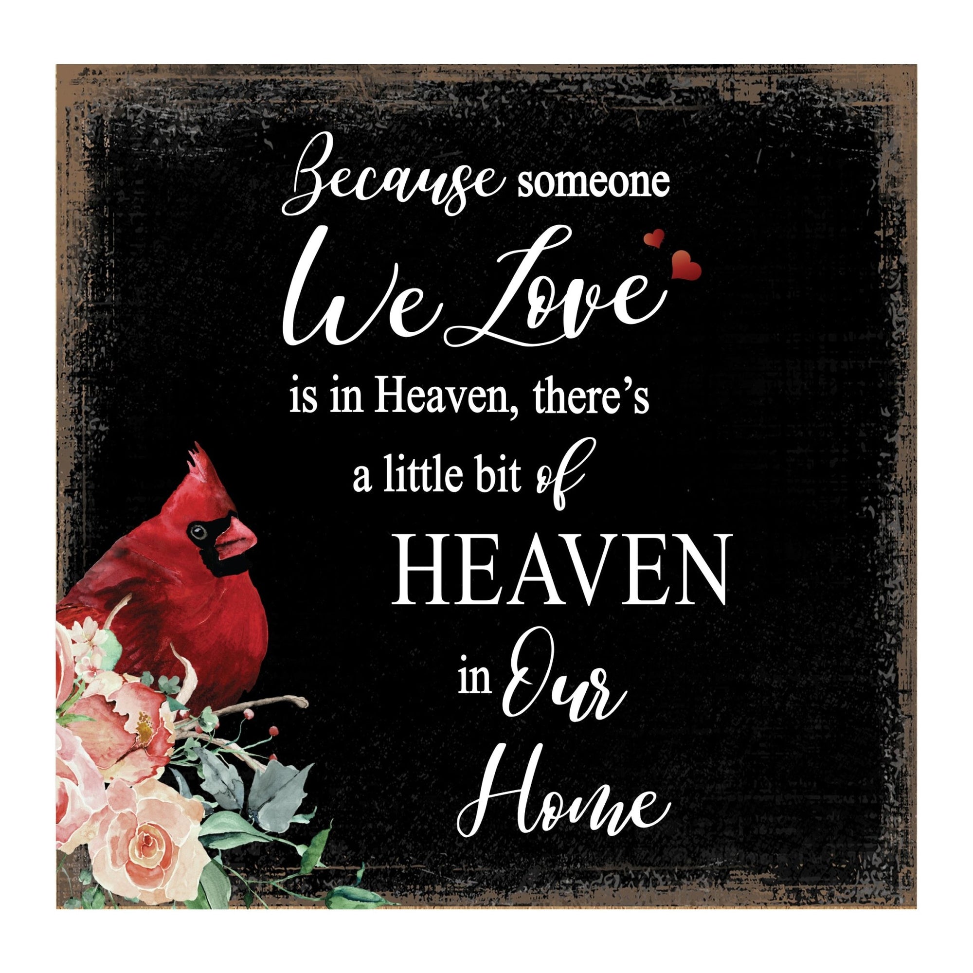 Modern EVERYDAY 6x6 Wooden Sign (Because Someone) Inspirational Plaque and Tabletop Family Home Decoration - LifeSong Milestones