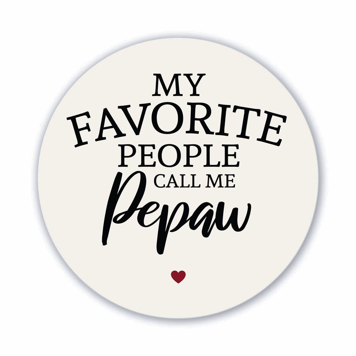 Modern Grandparents Refrigerator Magnet Gift - As A Grandpa - LifeSong Milestones