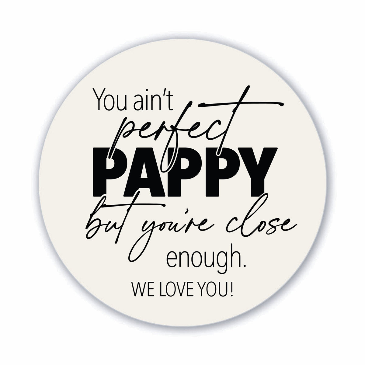 Modern Grandparents Refrigerator Magnet Gift - As A Grandpa - LifeSong Milestones