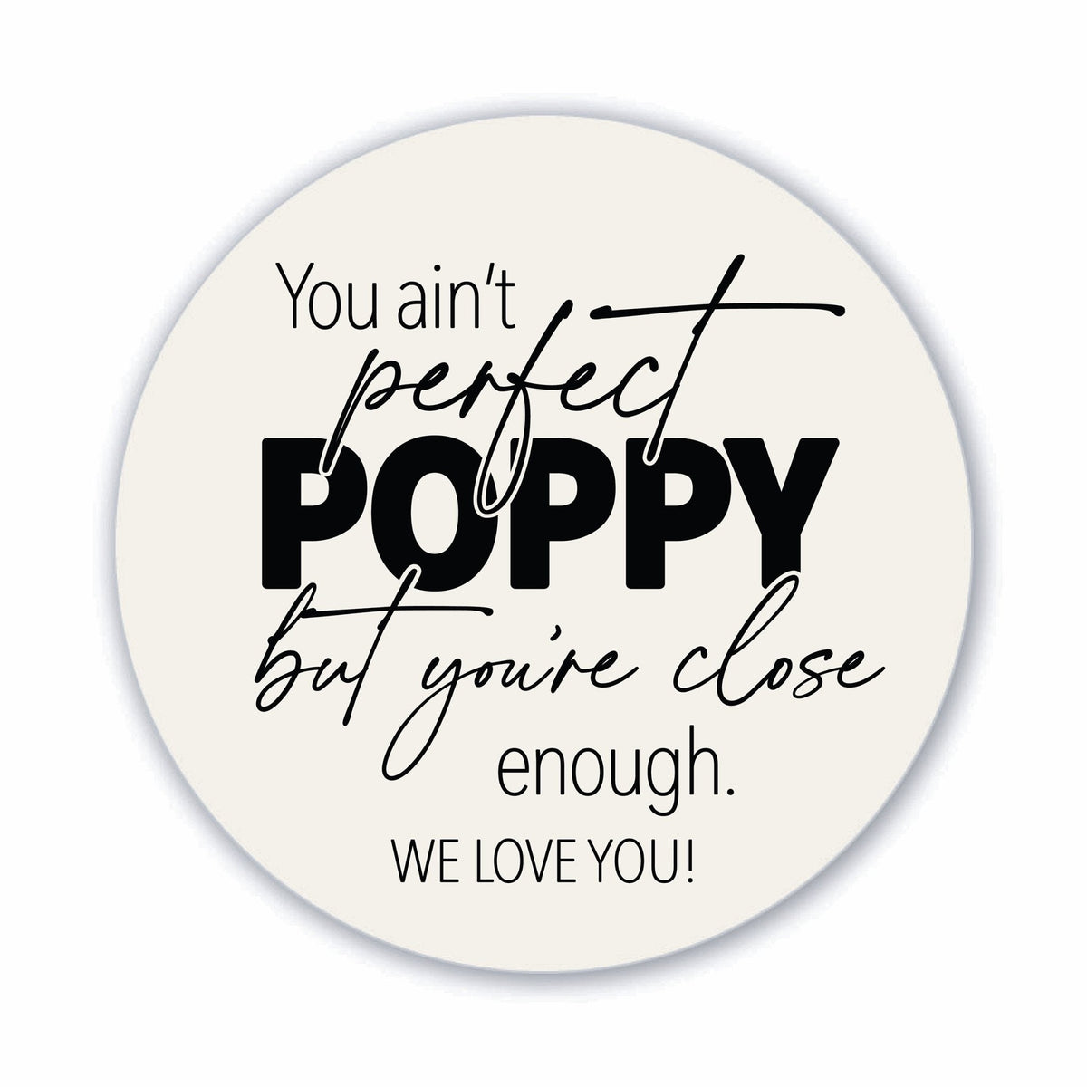 Modern Grandparents Refrigerator Magnet Gift - As A Grandpa - LifeSong Milestones